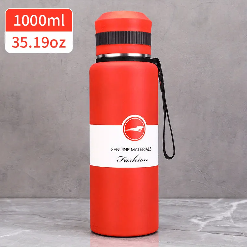 1pc Multifunctional Stainless Steel Vacuum Flask with Large Capacity and Insulated Lid for Hot and Cold Beverages - Retains Heat and Cold for Hours