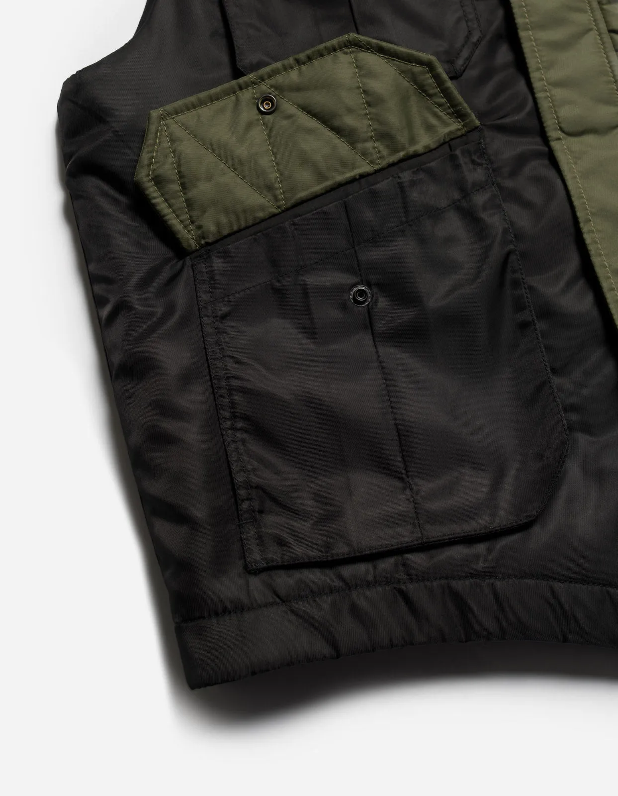 5275 Padded Flight Vest Black/Olive