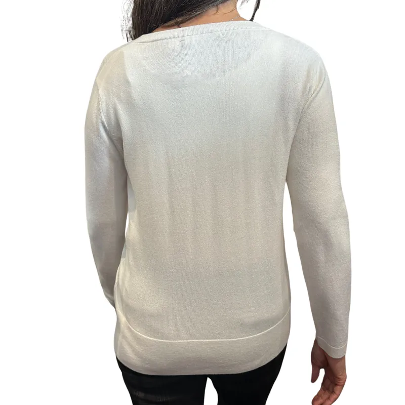 Alashan Cashmere West Palm Pullover - Ivory