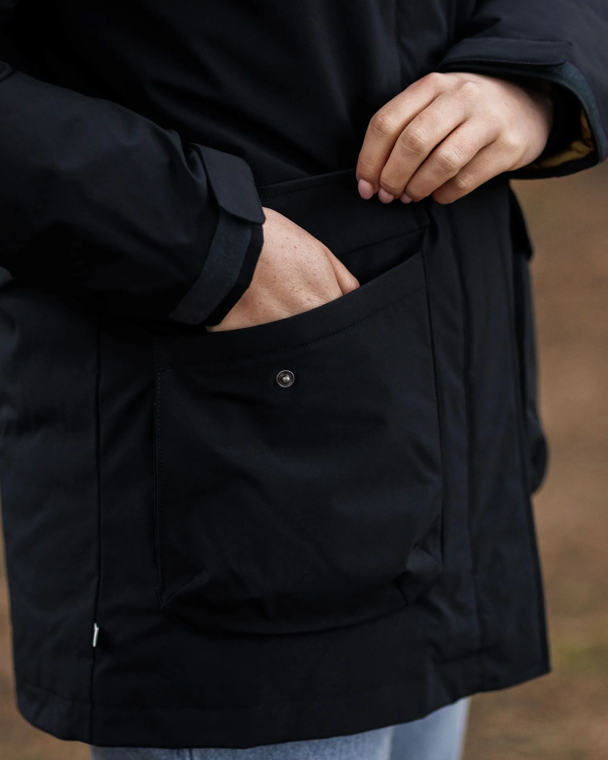 Alaska Recycled Insulated Parka - Black