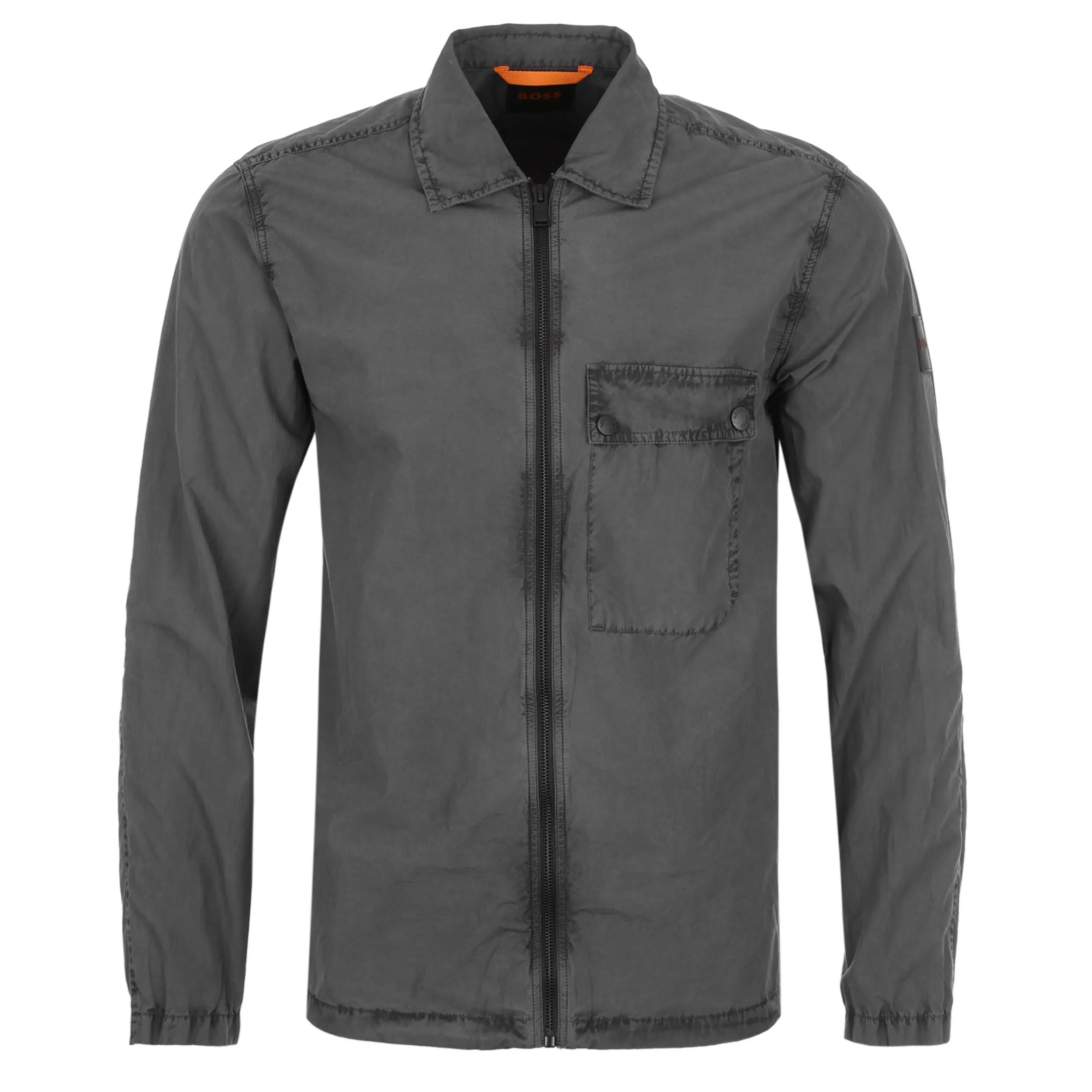 BOSS Lool Overshirt in Dark Grey