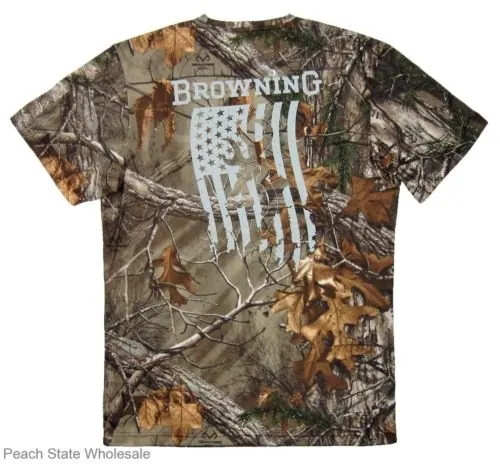 Browning 40mm Tee Shirt, Realtree Xtra