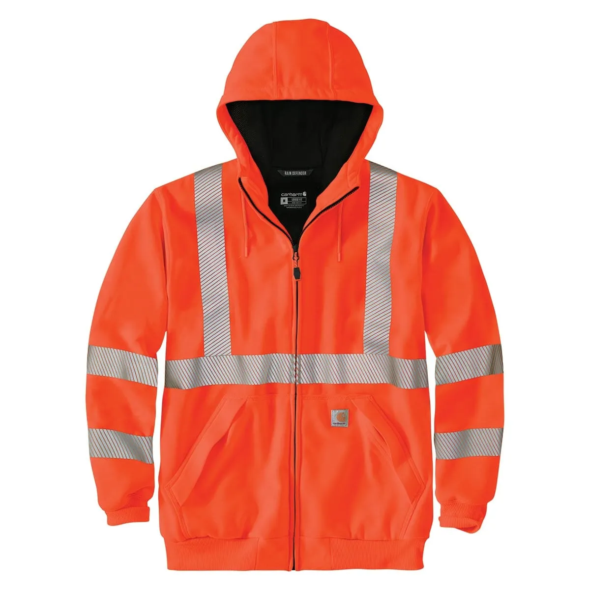 Carhartt ANSI Class 3 Loose Fit Midweight Full Zip Hi-Vis Sweatshirt