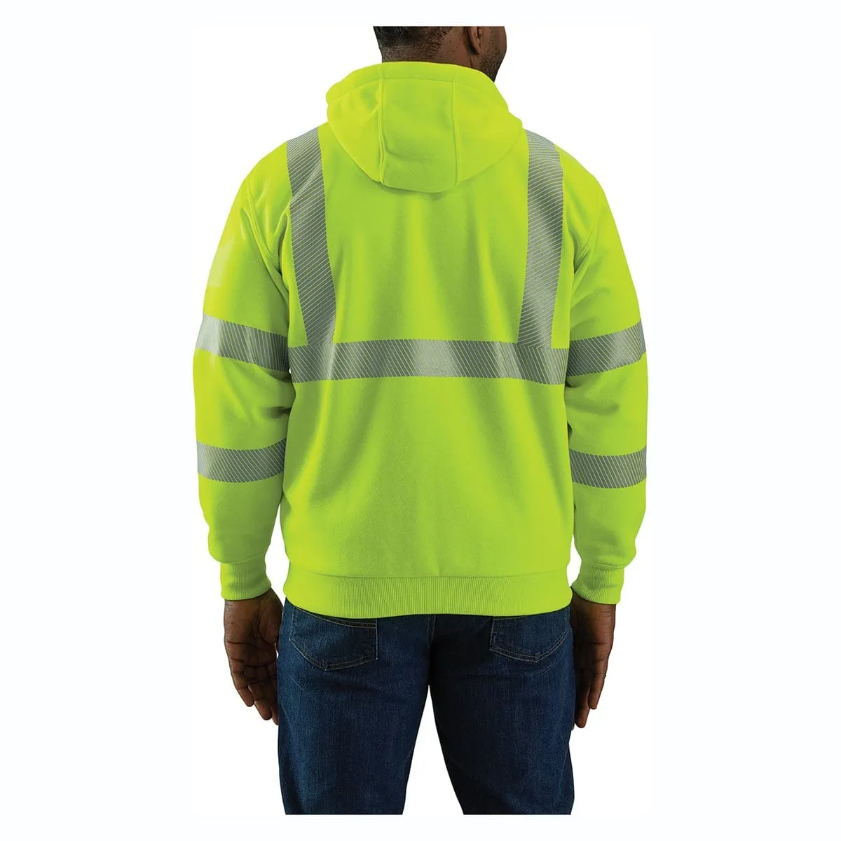 Carhartt ANSI Class 3 Loose Fit Midweight Full Zip Hi-Vis Sweatshirt