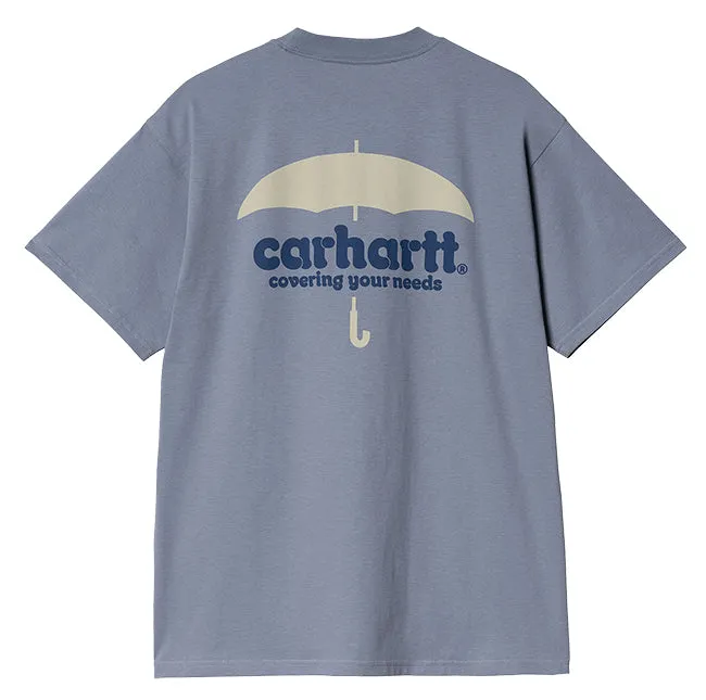 Carhartt WIP Mens S/S Covers T Shirt Bay Blue