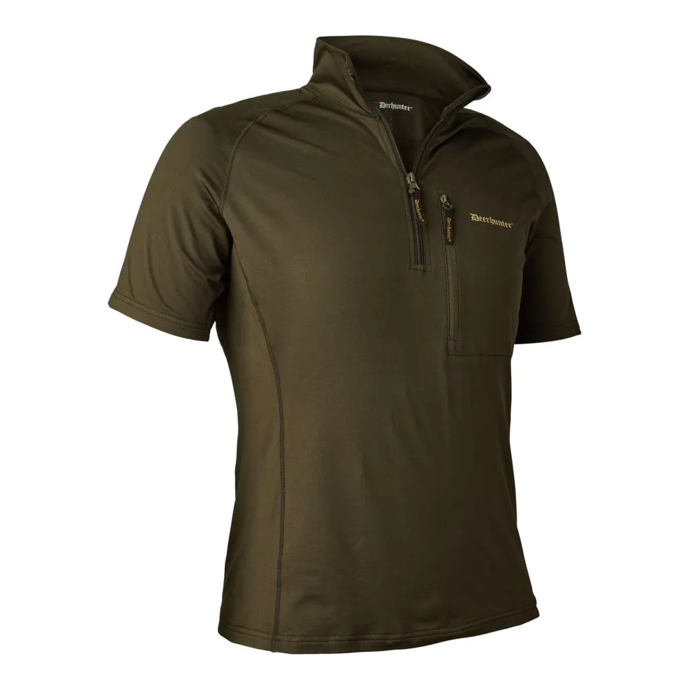 Deerhunter Excape Insulated T-Shirt With Zip-Neck