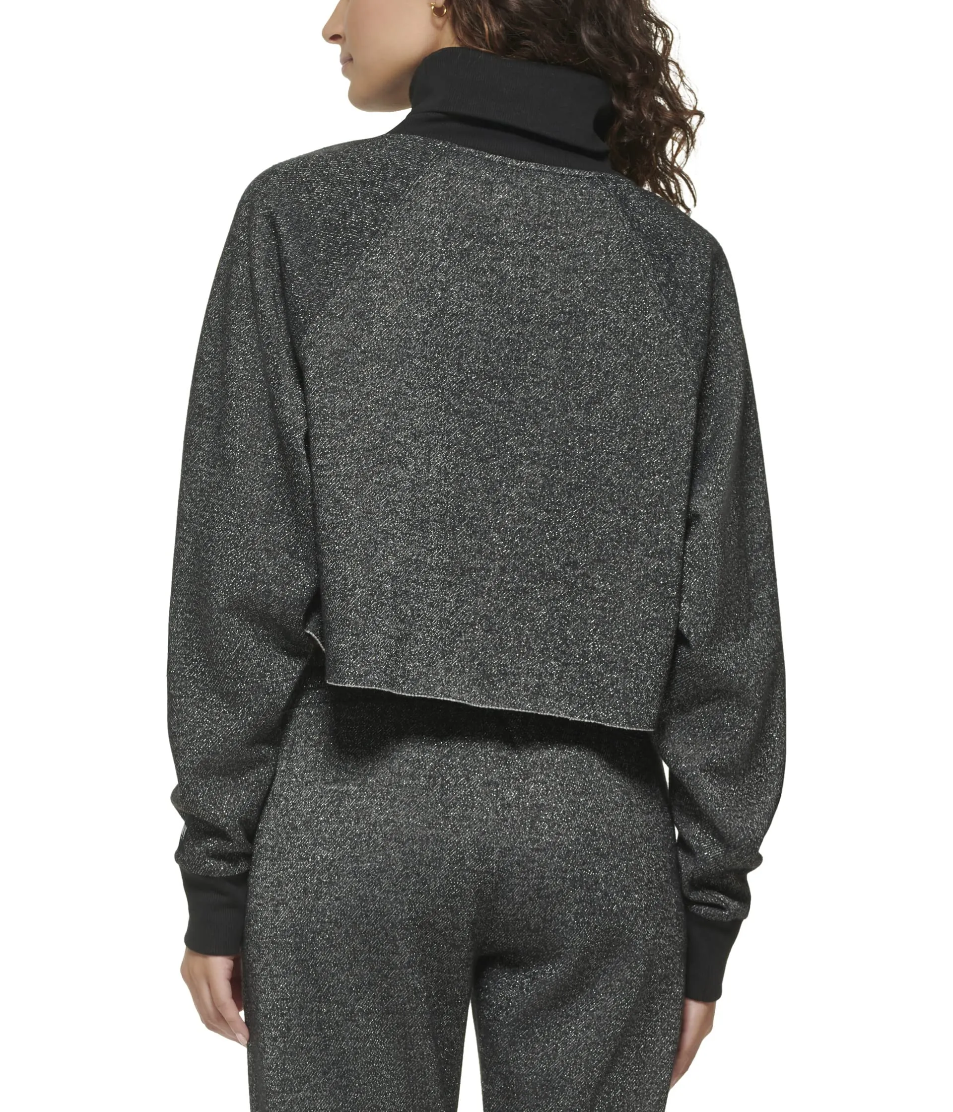 DKNY Fleece Hoodie, Sparkle Fleece High-Waist Relaxed Joggers