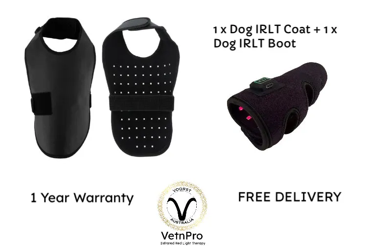 Dog Pet WIRELESS Infrared Light Therapy Pain Relief Healing LED Coat Rug Now in 2 SIZES