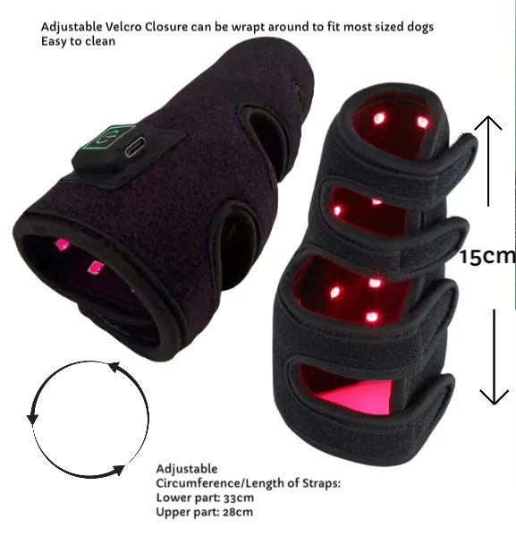 Dog Pet WIRELESS Infrared Light Therapy Pain Relief Healing LED Coat Rug Now in 2 SIZES