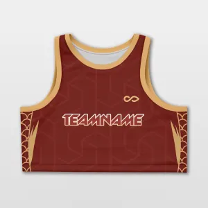 Dragon - Customized Women Crop Top Vest Loose Workout