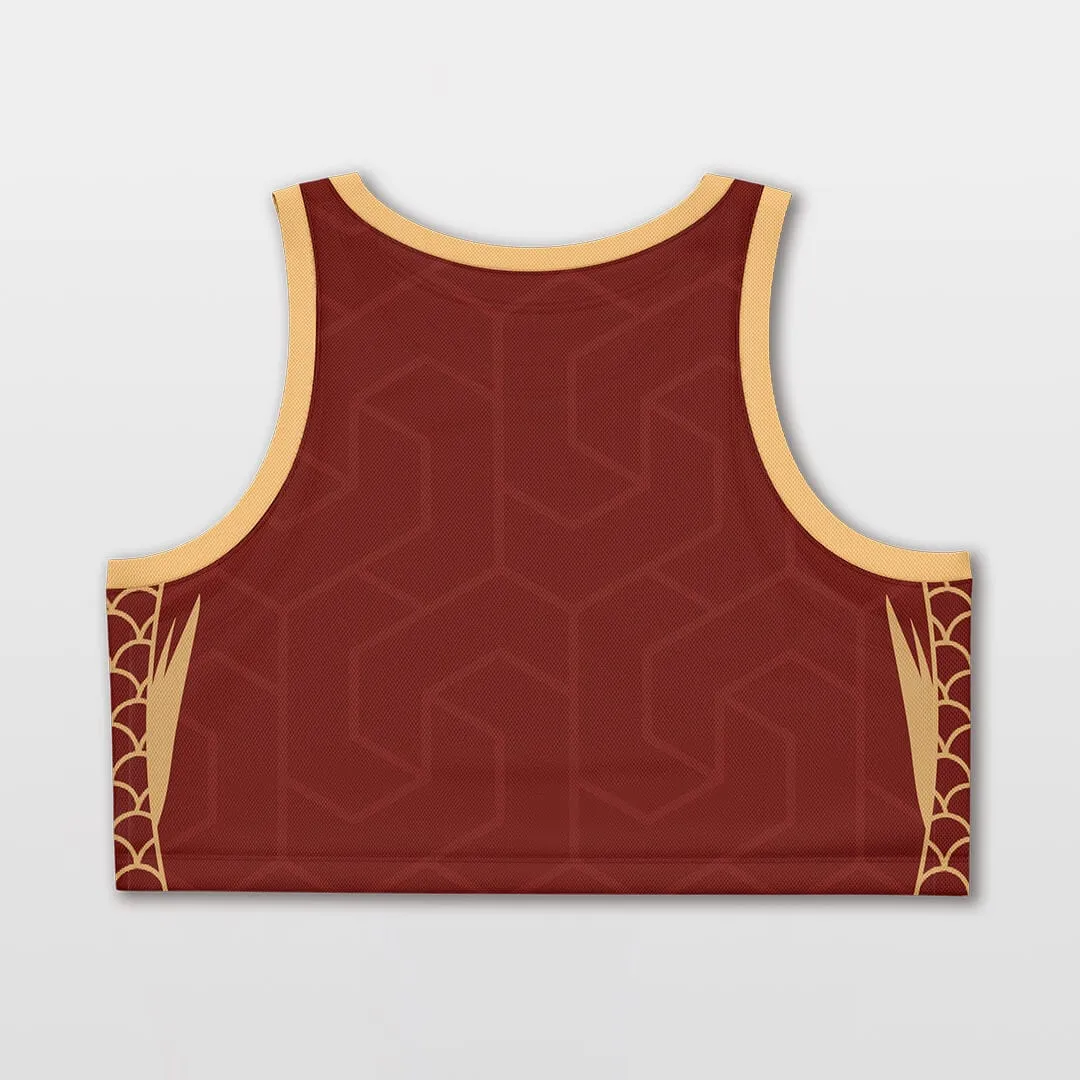 Dragon - Customized Women Crop Top Vest Loose Workout