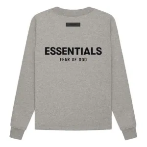 Fear of God Essentials SS22 Relaxed Crewneck Dark Oatmeal Sweatshirt