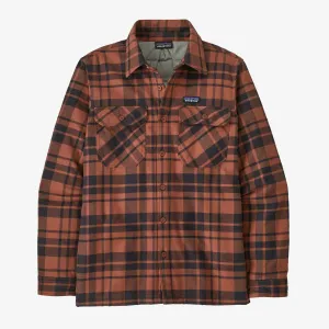 Fjord Patagonia Men's Insulated Mid-Weight Organic Cotton Flannel Shirt ,  red