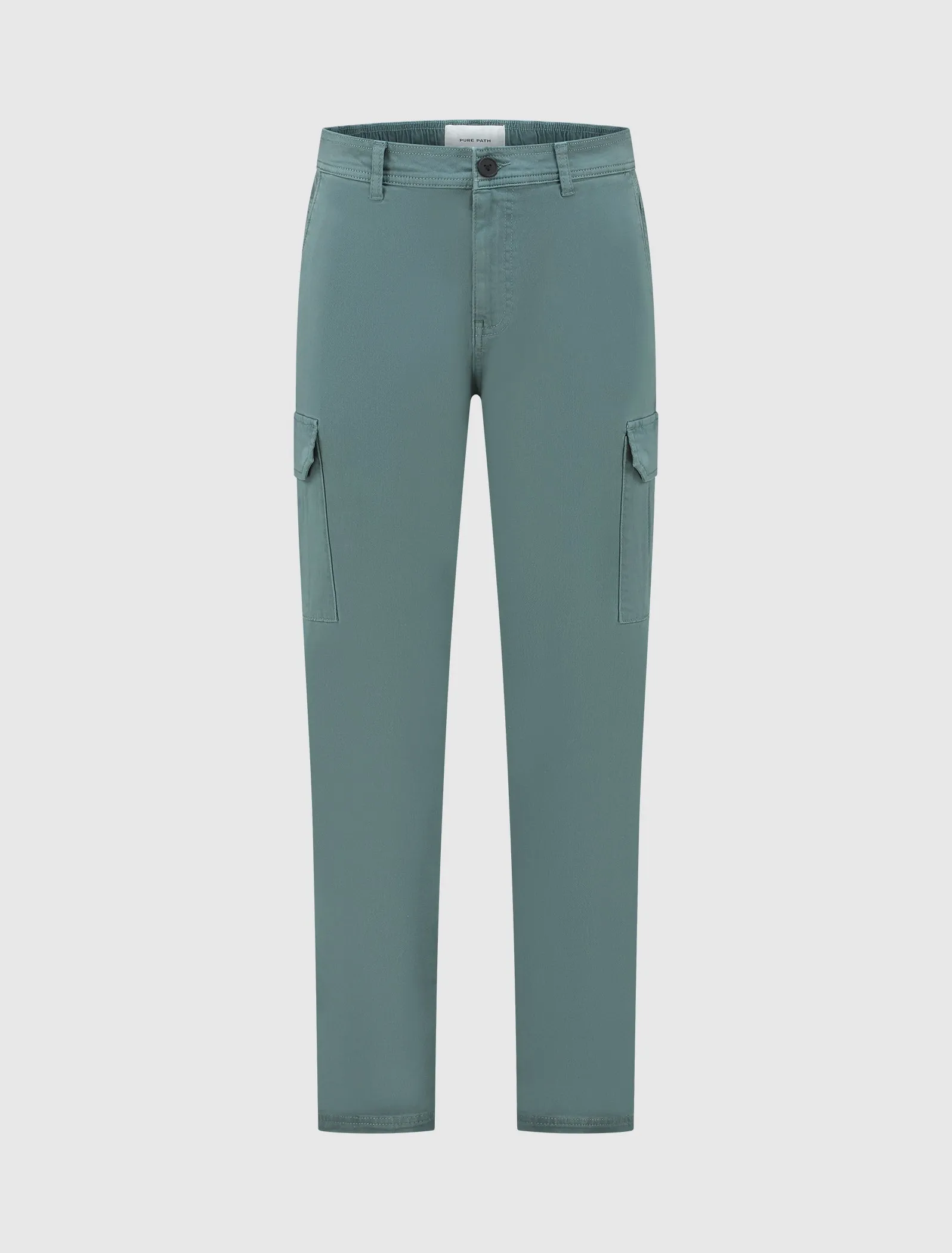 Garment Dye Cargo Pants | Faded Green