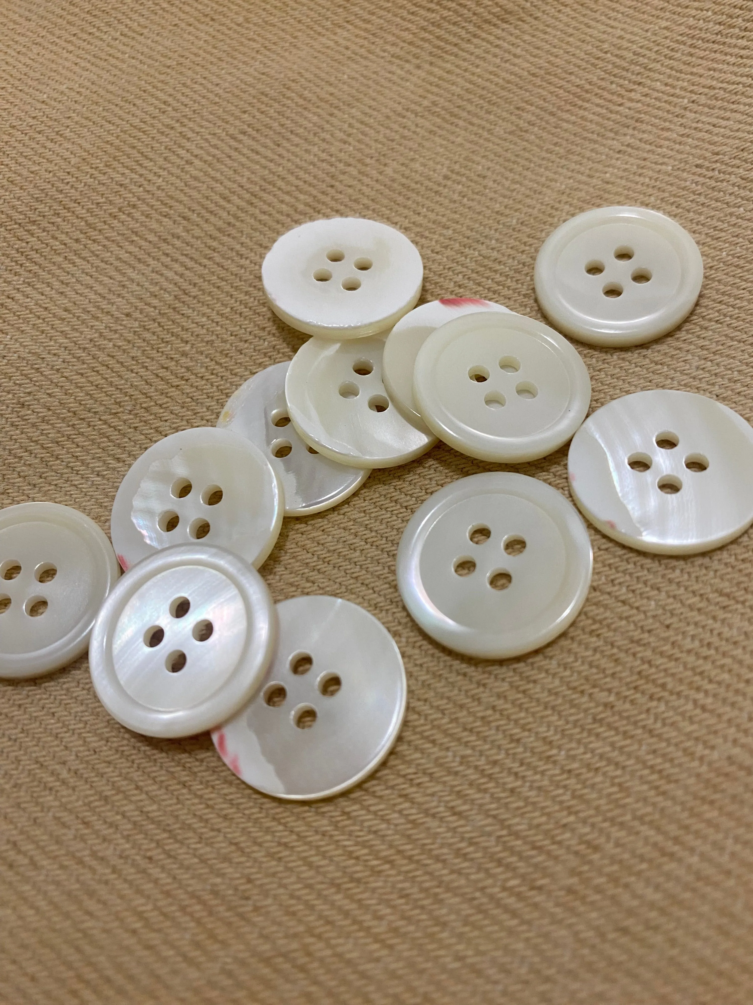 Genuine Natural Pearl Buttons