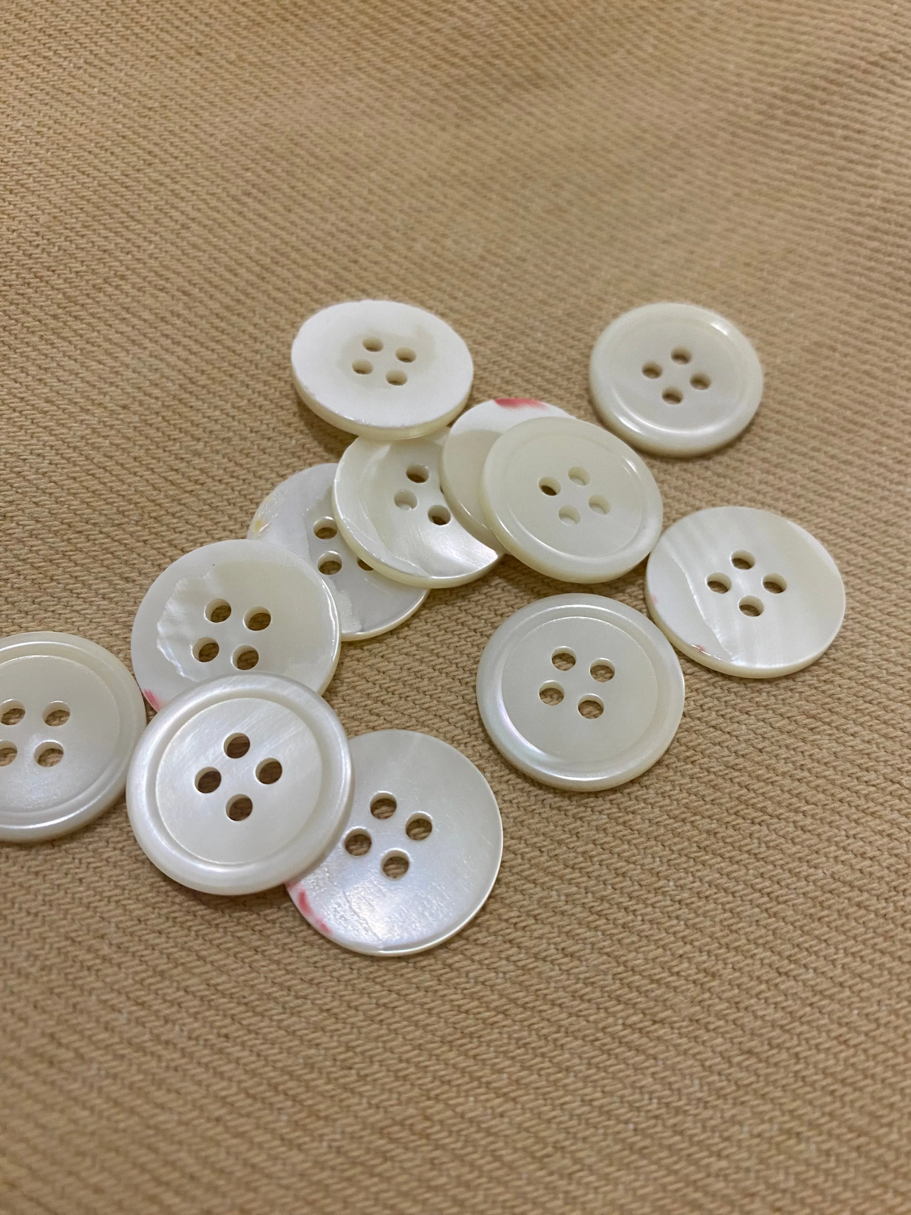 Genuine Natural Pearl Buttons