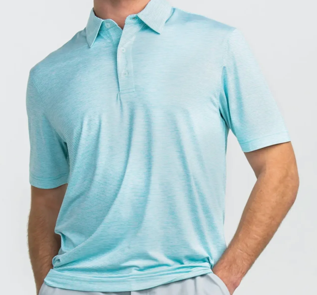 Heather Madison Stripe Polo