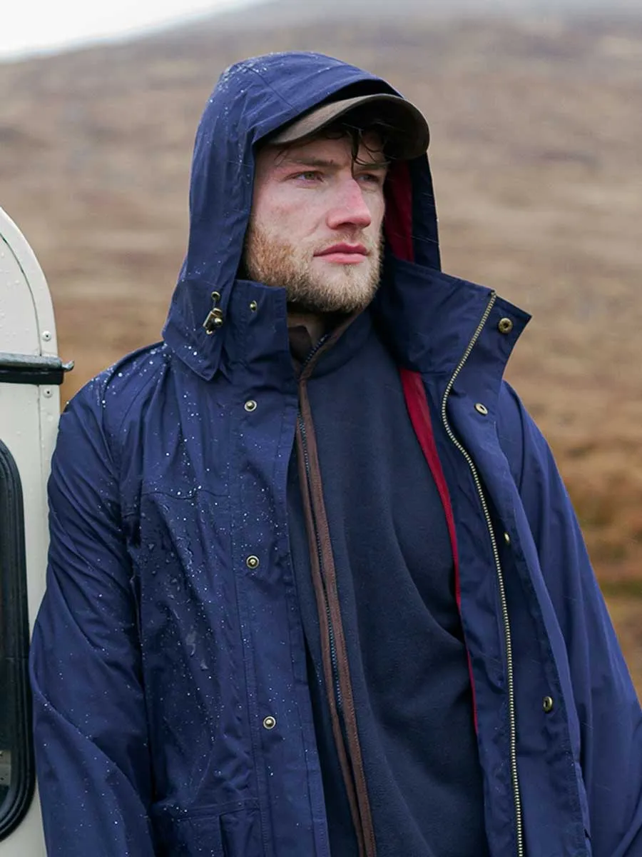 HOGGS OF FIFE Culloden Packable Waterproof Jacket - Mens - Navy