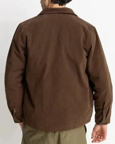 Insulated Overshirt in Chocolate