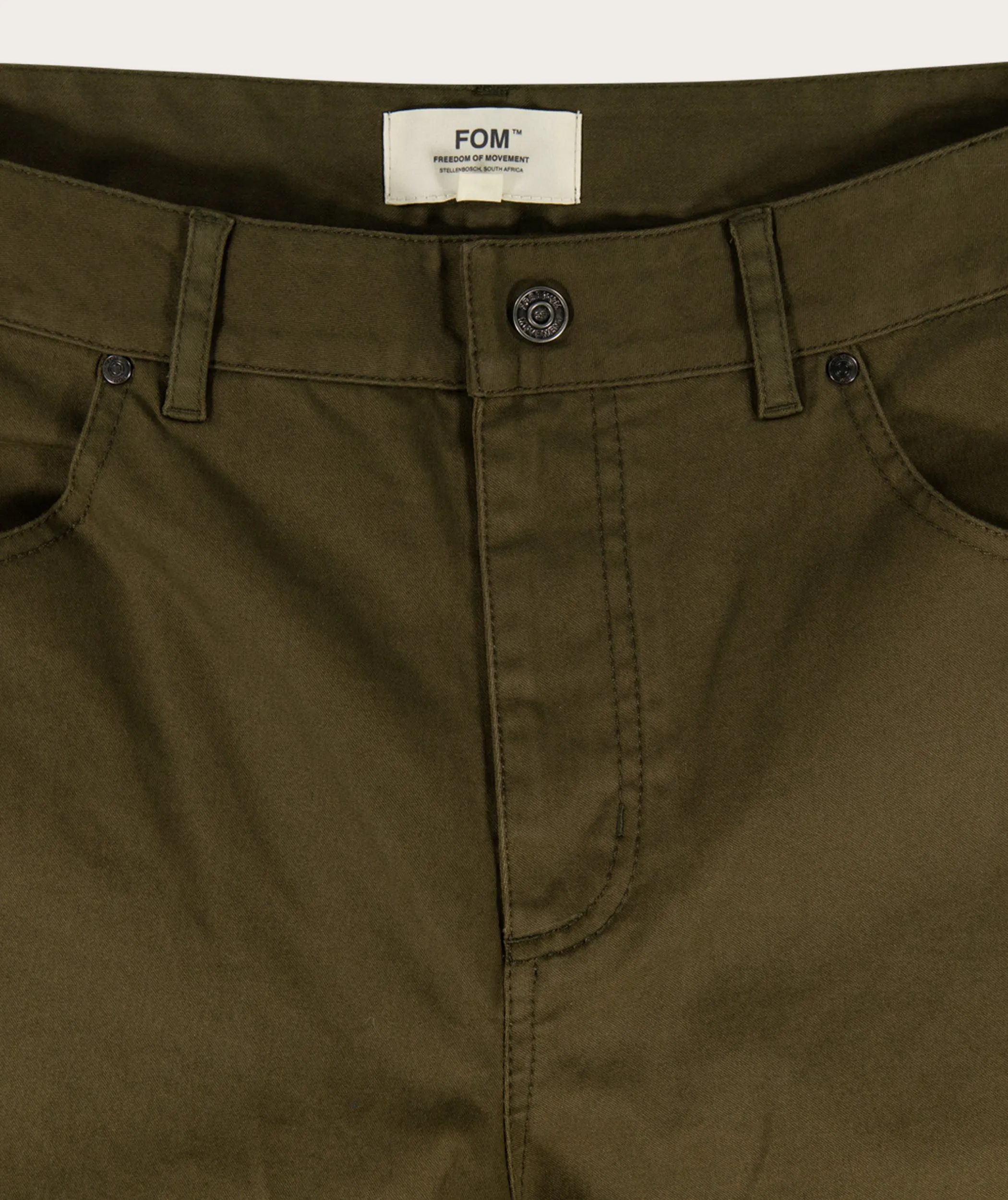 Ladies Regular Fit Pants - Olive Green