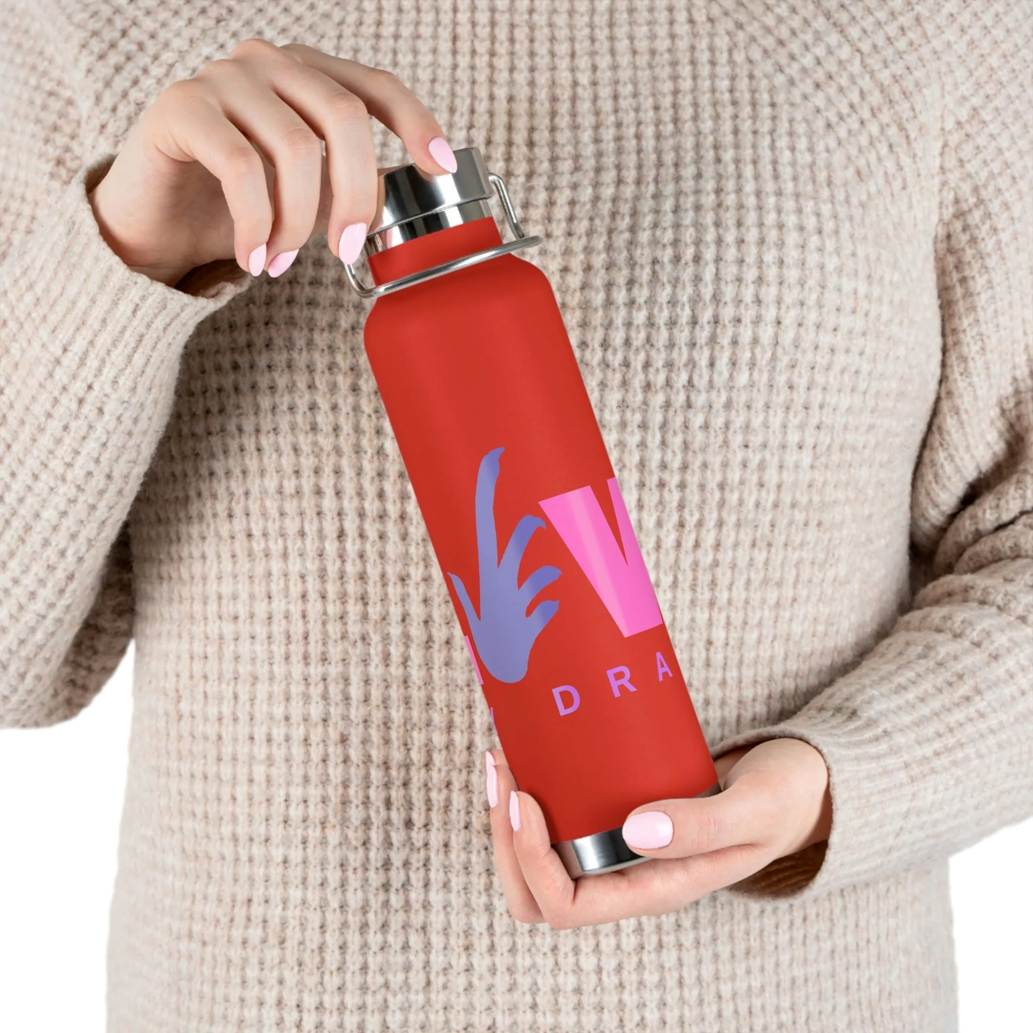 Love My Dragon (Bearded Dragon) | Copper Vacuum Insulated Bottle, 22oz