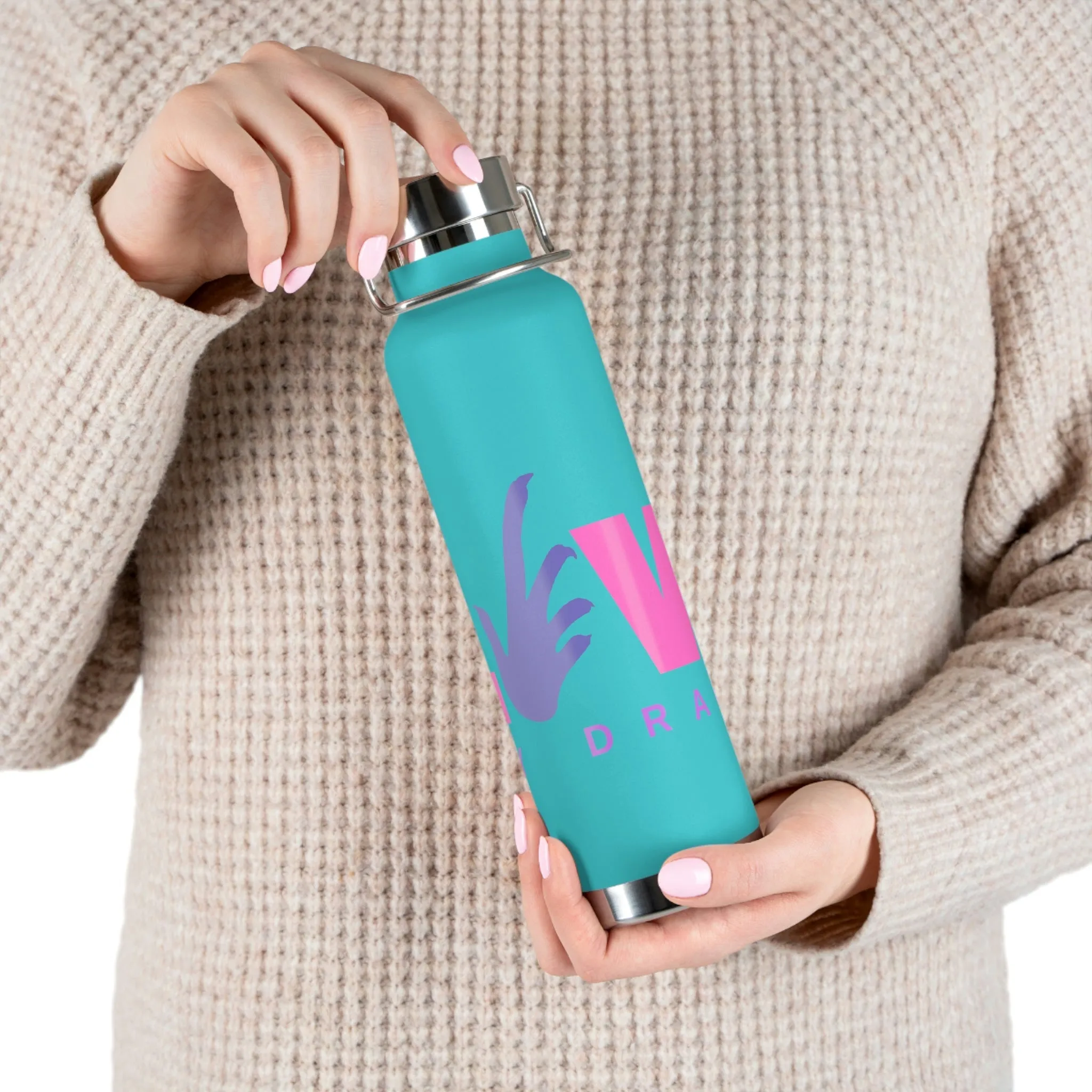 Love My Dragon (Bearded Dragon) | Copper Vacuum Insulated Bottle, 22oz