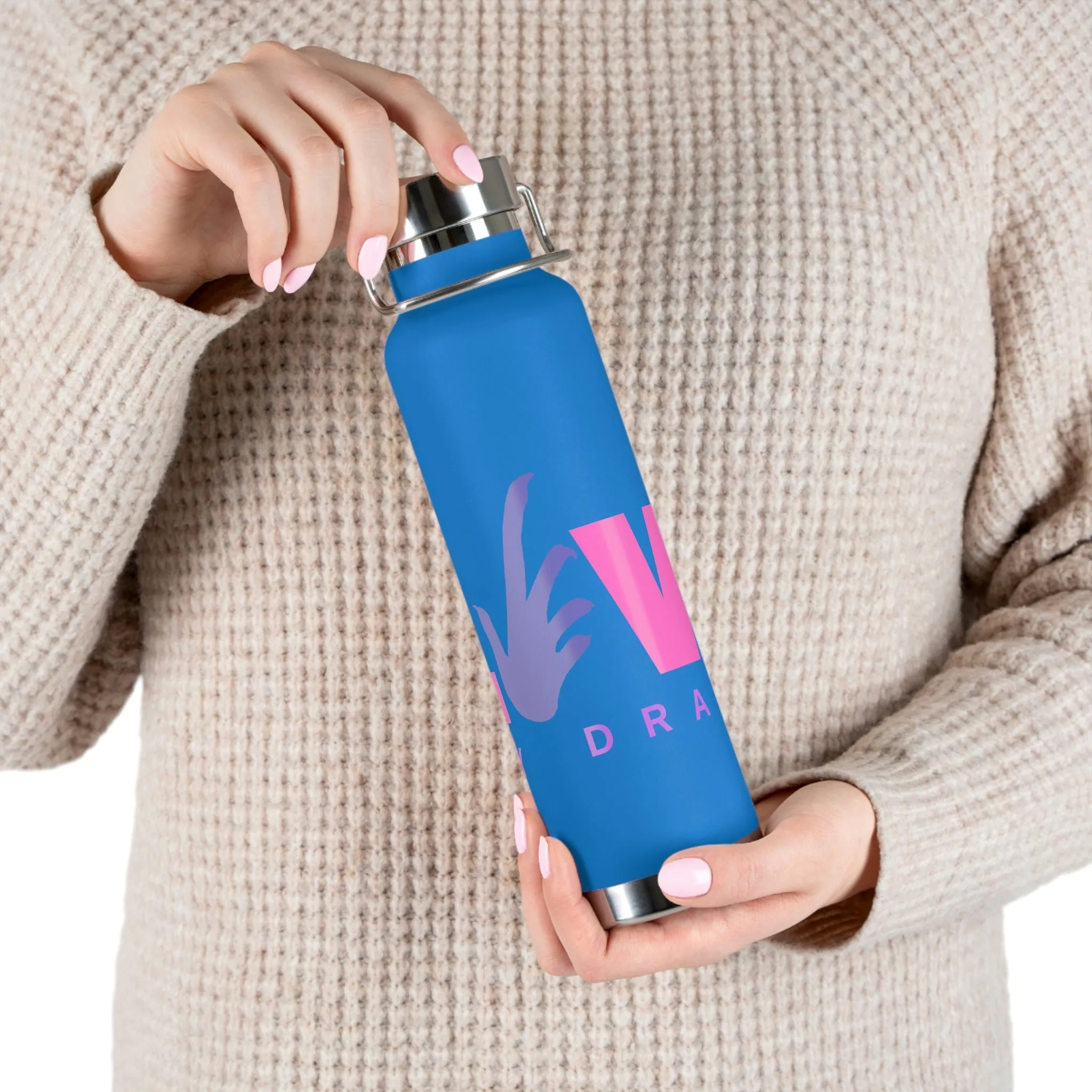 Love My Dragon (Bearded Dragon) | Copper Vacuum Insulated Bottle, 22oz