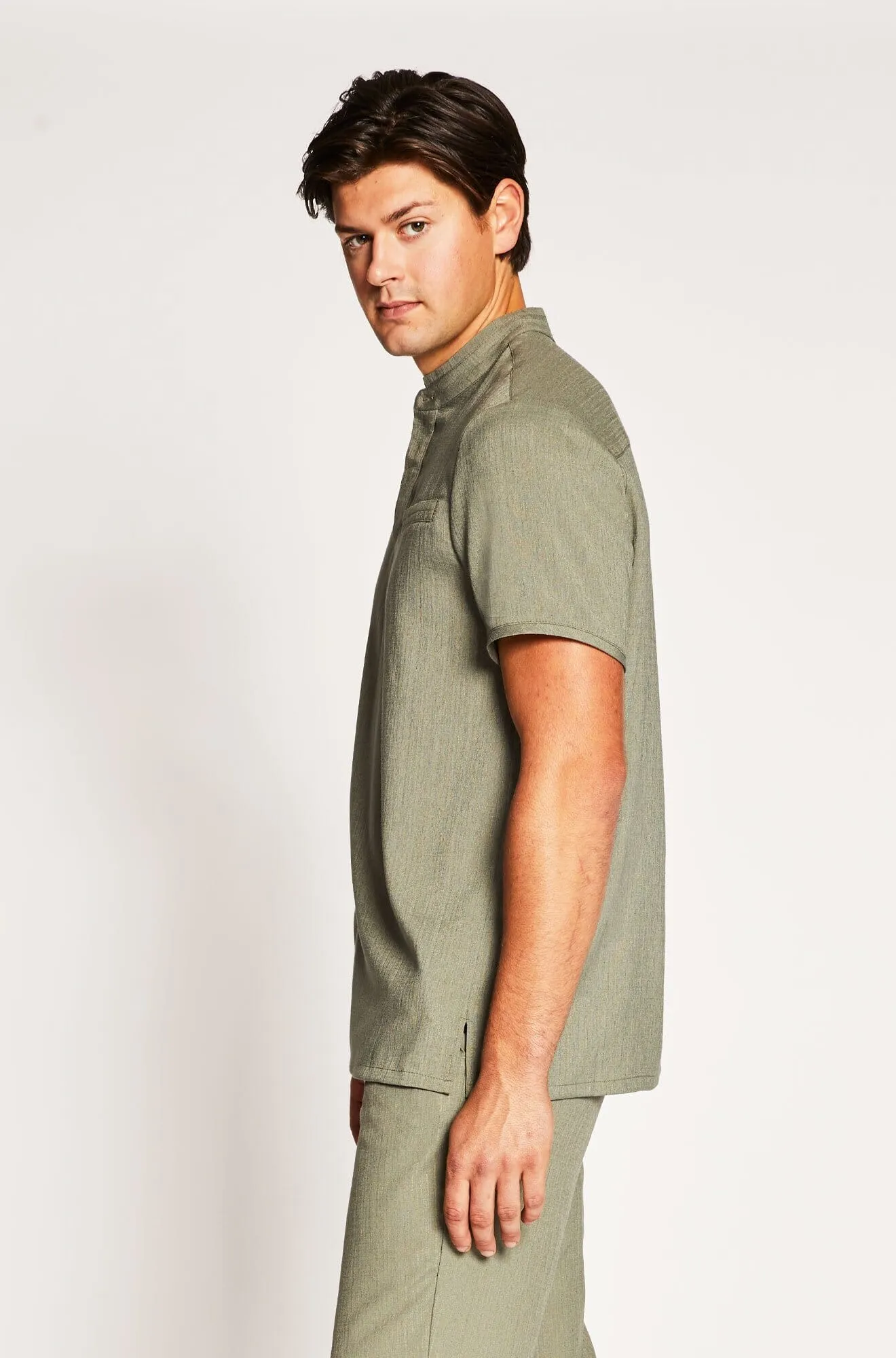 Men's Rio Faux Linen Tunic