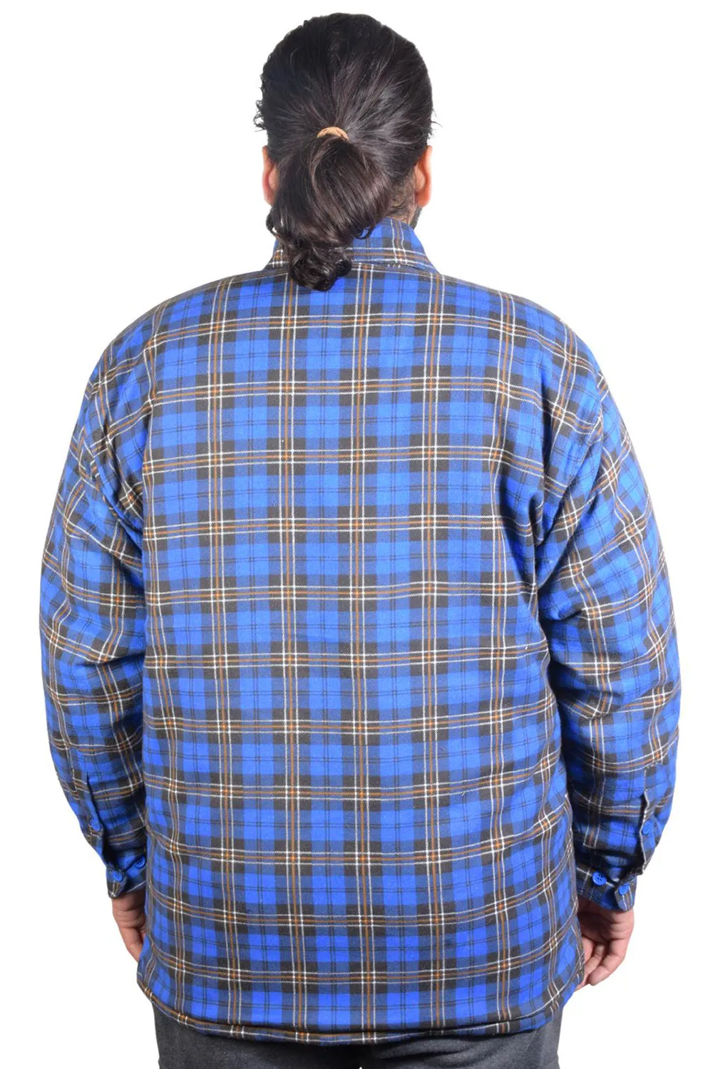 Mens Sherpa Padded Winter Shirt