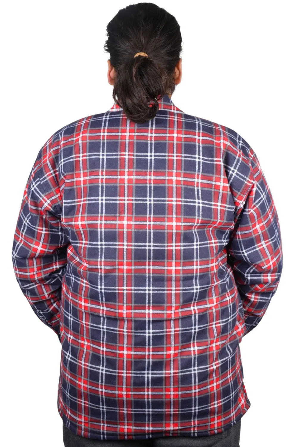 Mens Sherpa Padded Winter Shirt