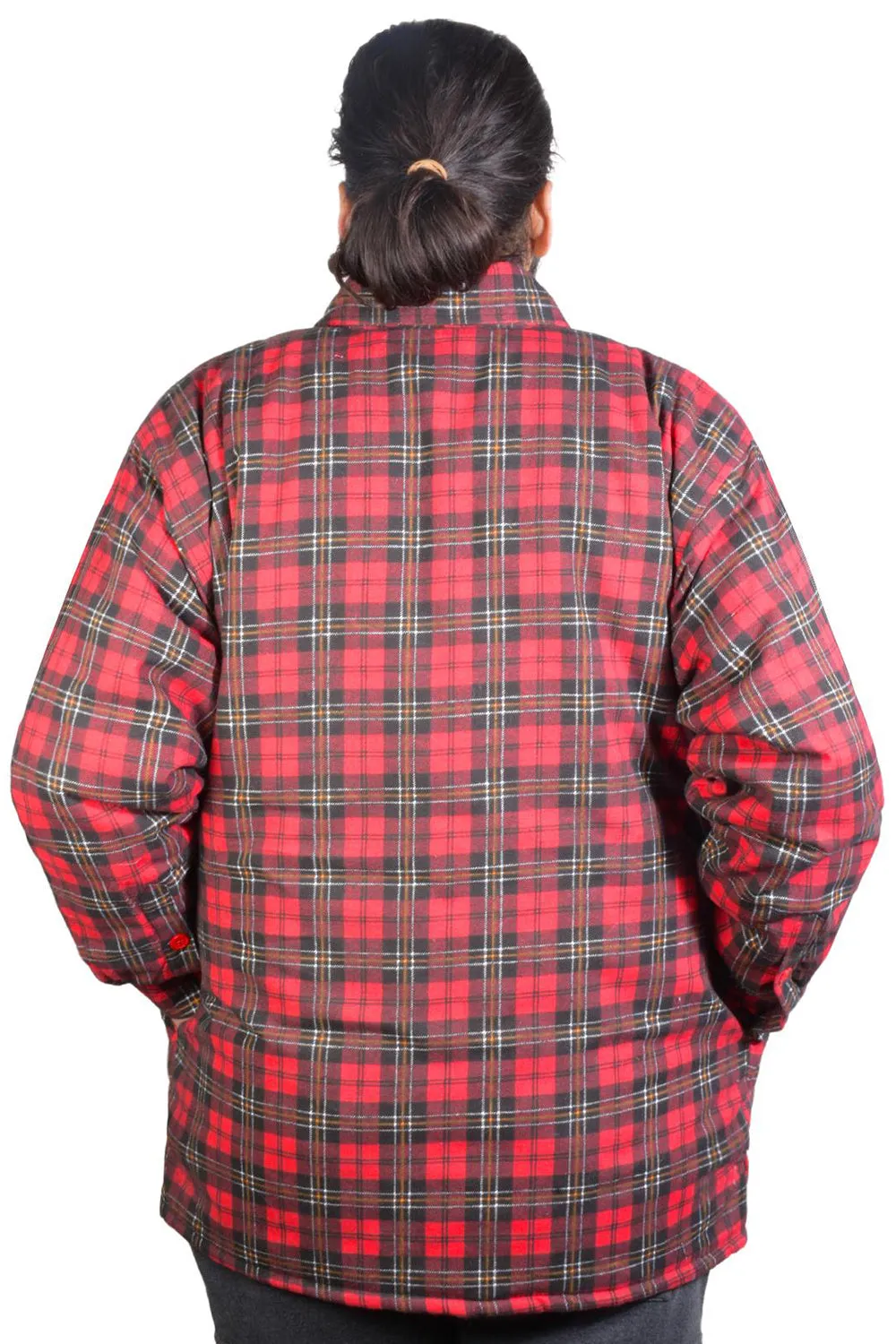 Mens Sherpa Padded Winter Shirt