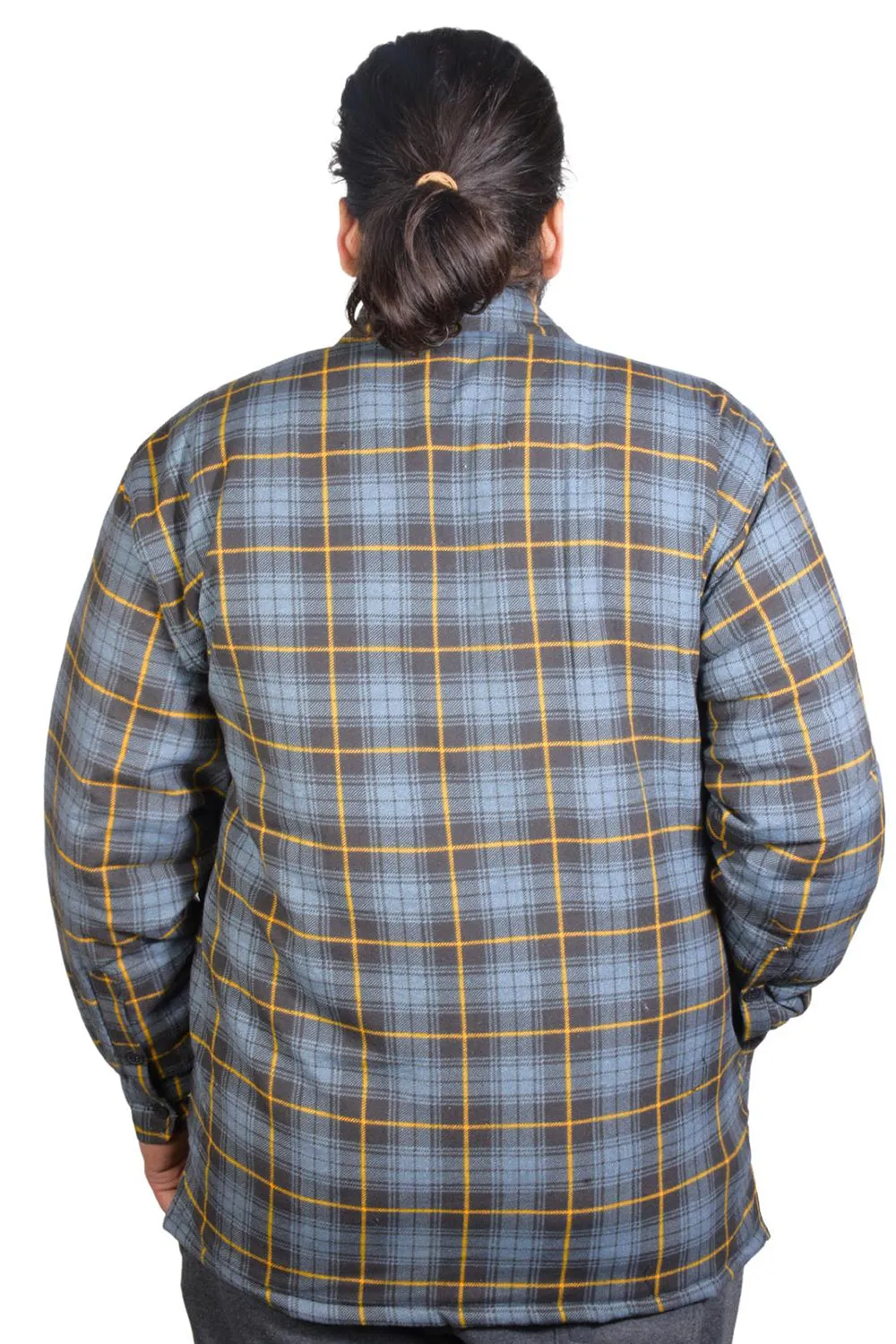 Mens Sherpa Padded Winter Shirt