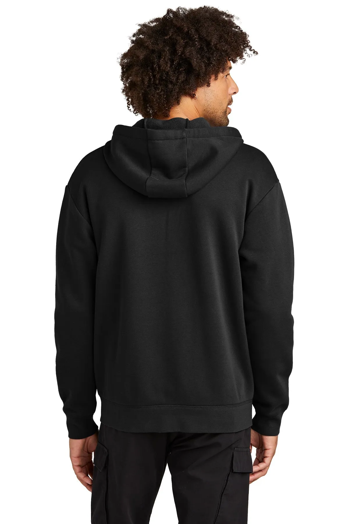 New Era Heritage Fleece Full-Zip Custom Hoodies, Black