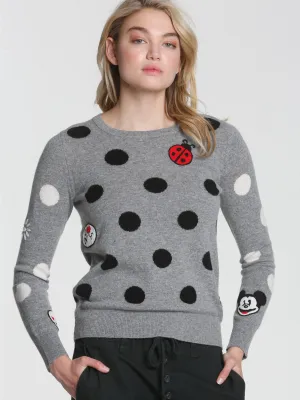 Polka Dot Mix - Grey