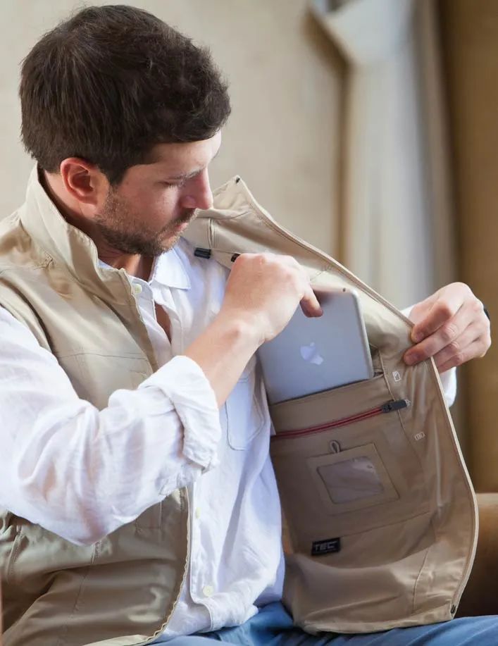 RFID Travel Vest for Men