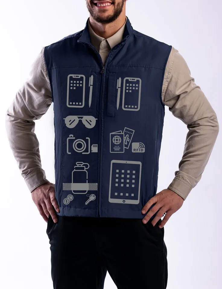 RFID Travel Vest for Men