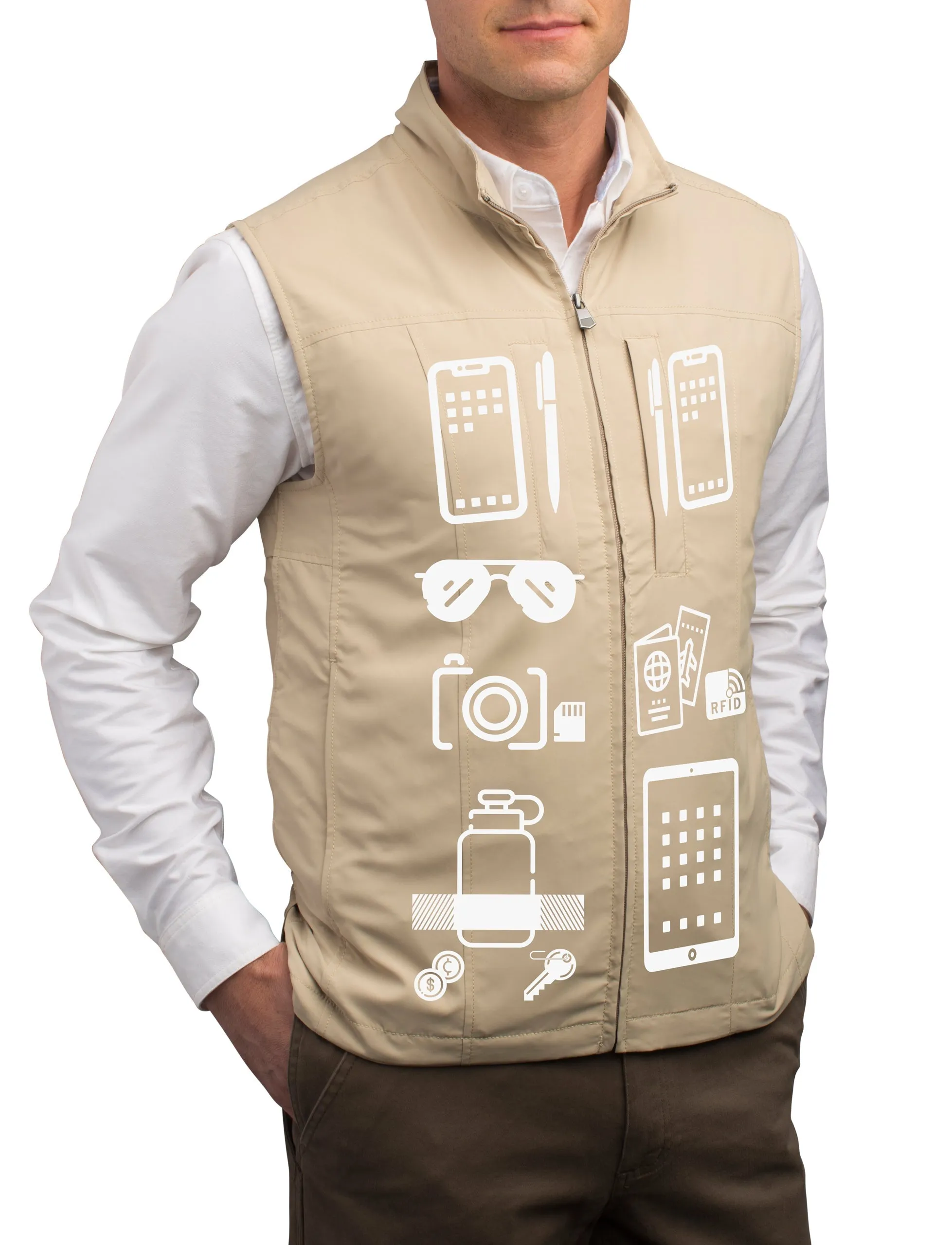 RFID Travel Vest for Men