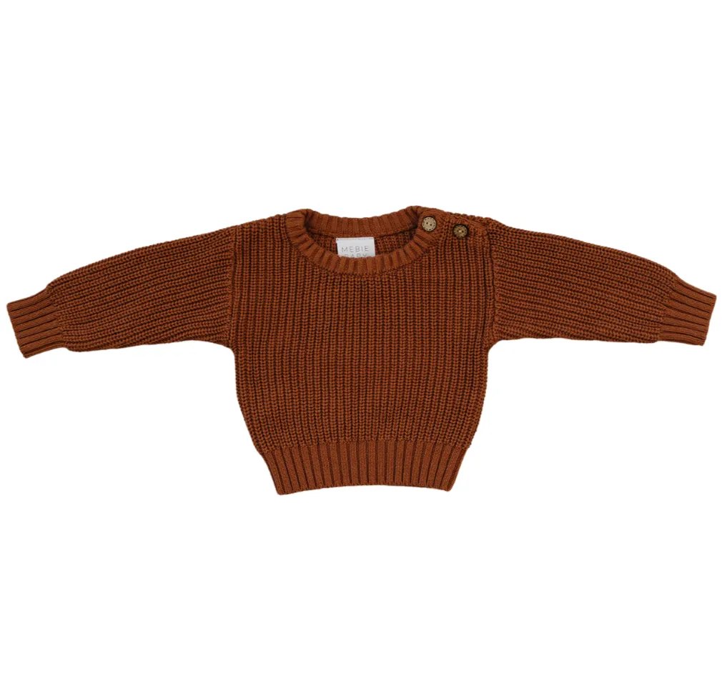 Rust Knit Sweater