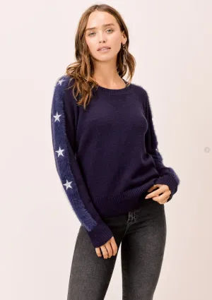 Star Sleeve Sweater