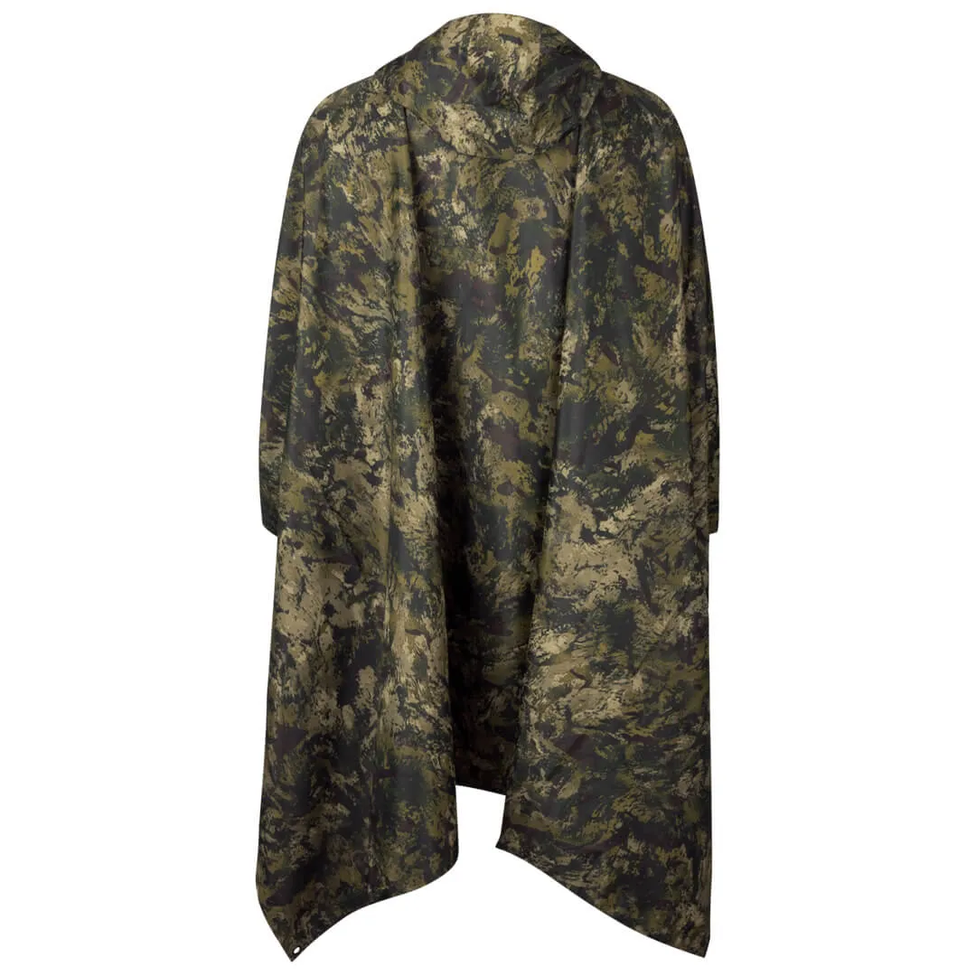 Taxus Camo Rain Poncho - InVis Green by Seeland