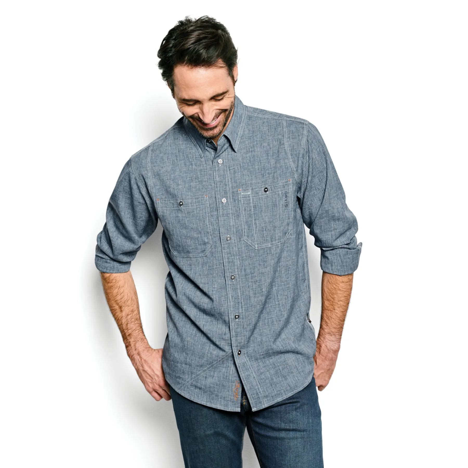 TECH CHAMBRAY WORK SHIRT