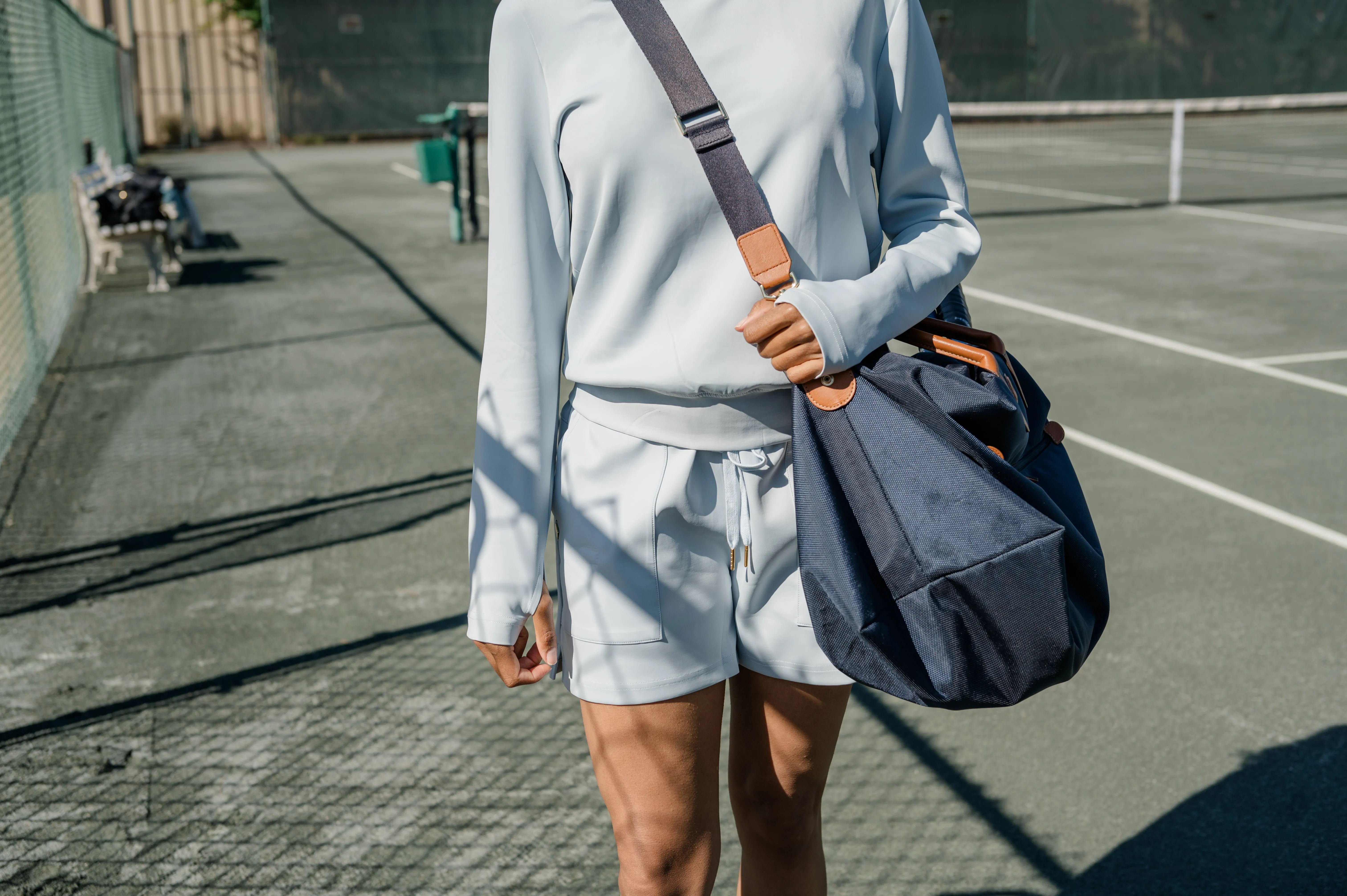 The Everything Short in Pale Blue