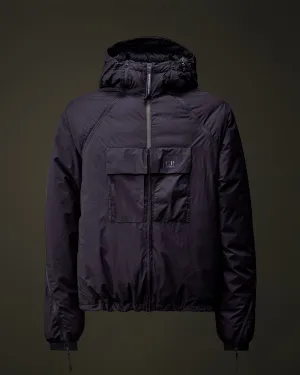 The Metropolis Series Pertex® Hooded Bloom Down Jacket - Sky Captain