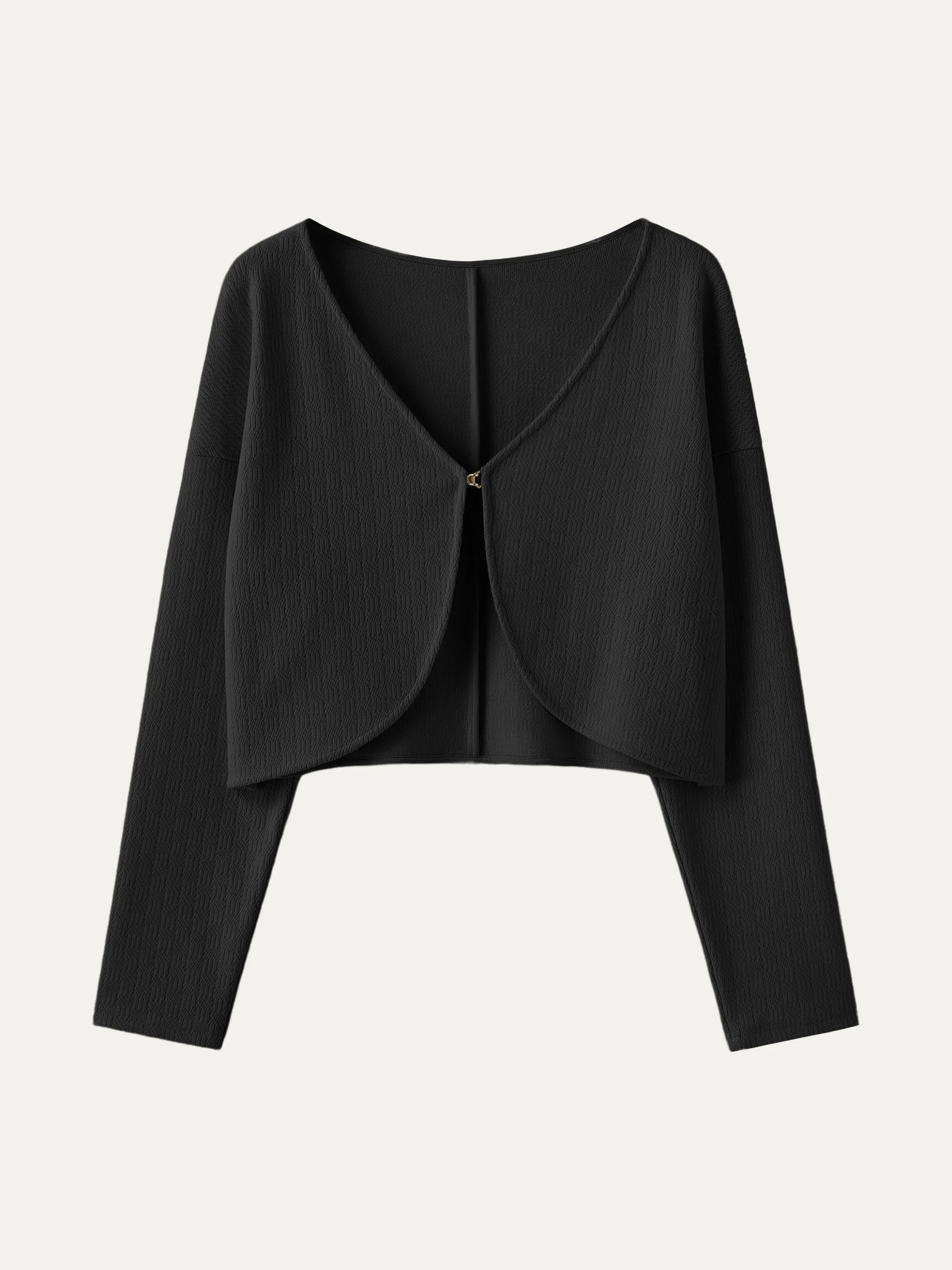 V-Neck Long Sleeve Jacket