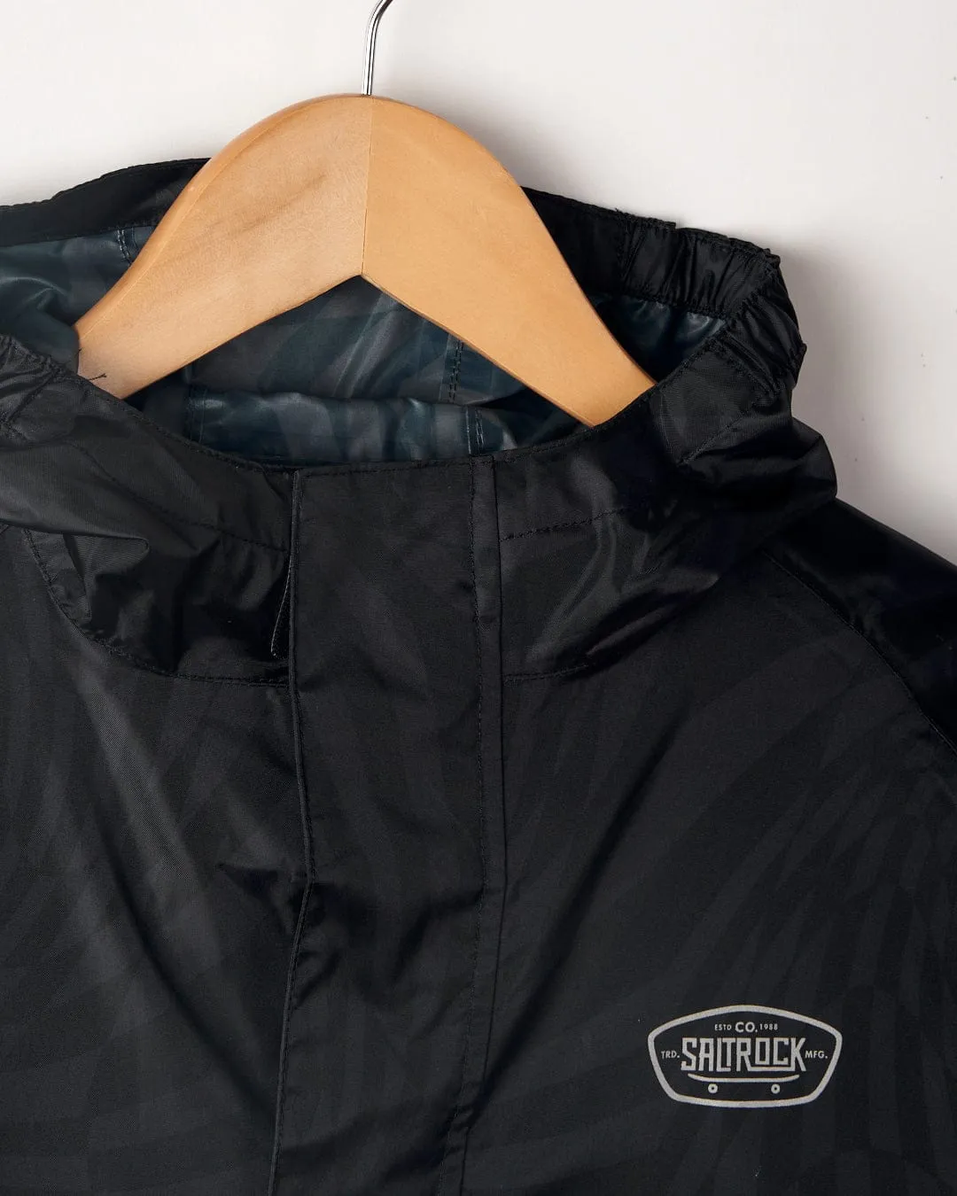 Warped - Kids Waterproof Packable Jacket - Black