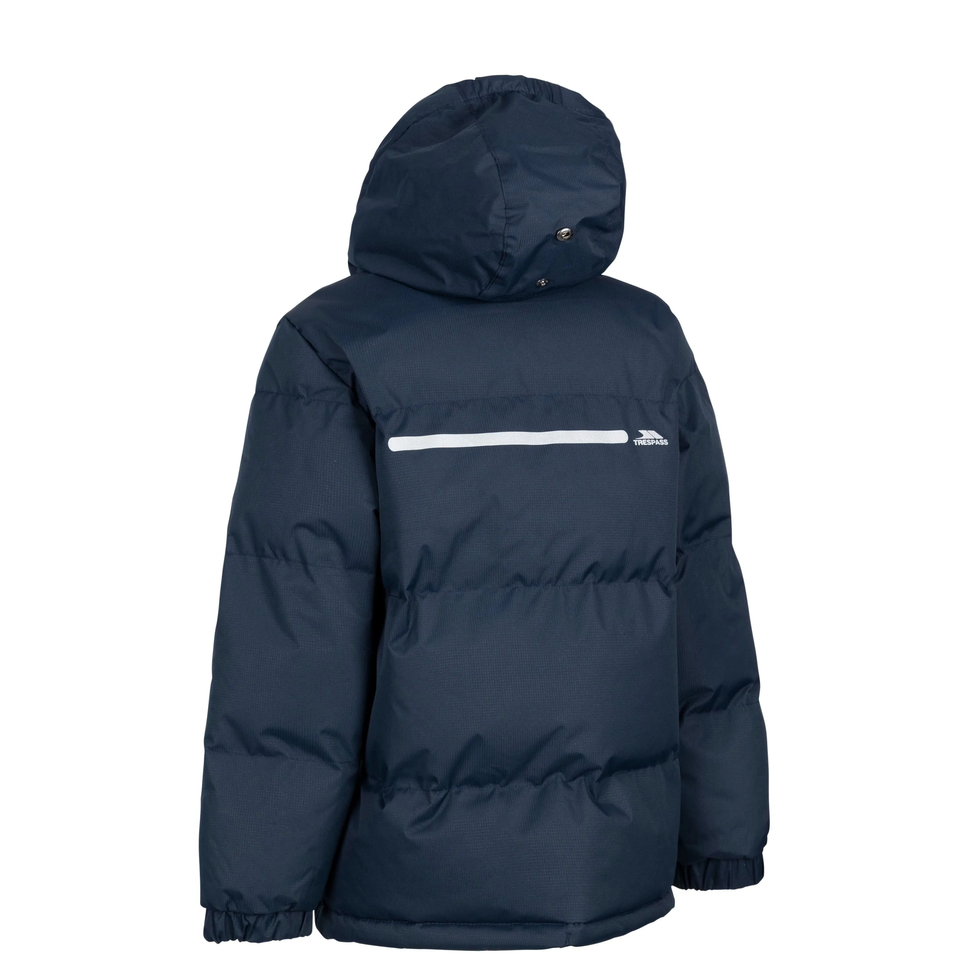 Wilber Boys Padded Water Resistant Jacket in Navy