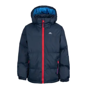 Wilber Boys Padded Water Resistant Jacket in Navy