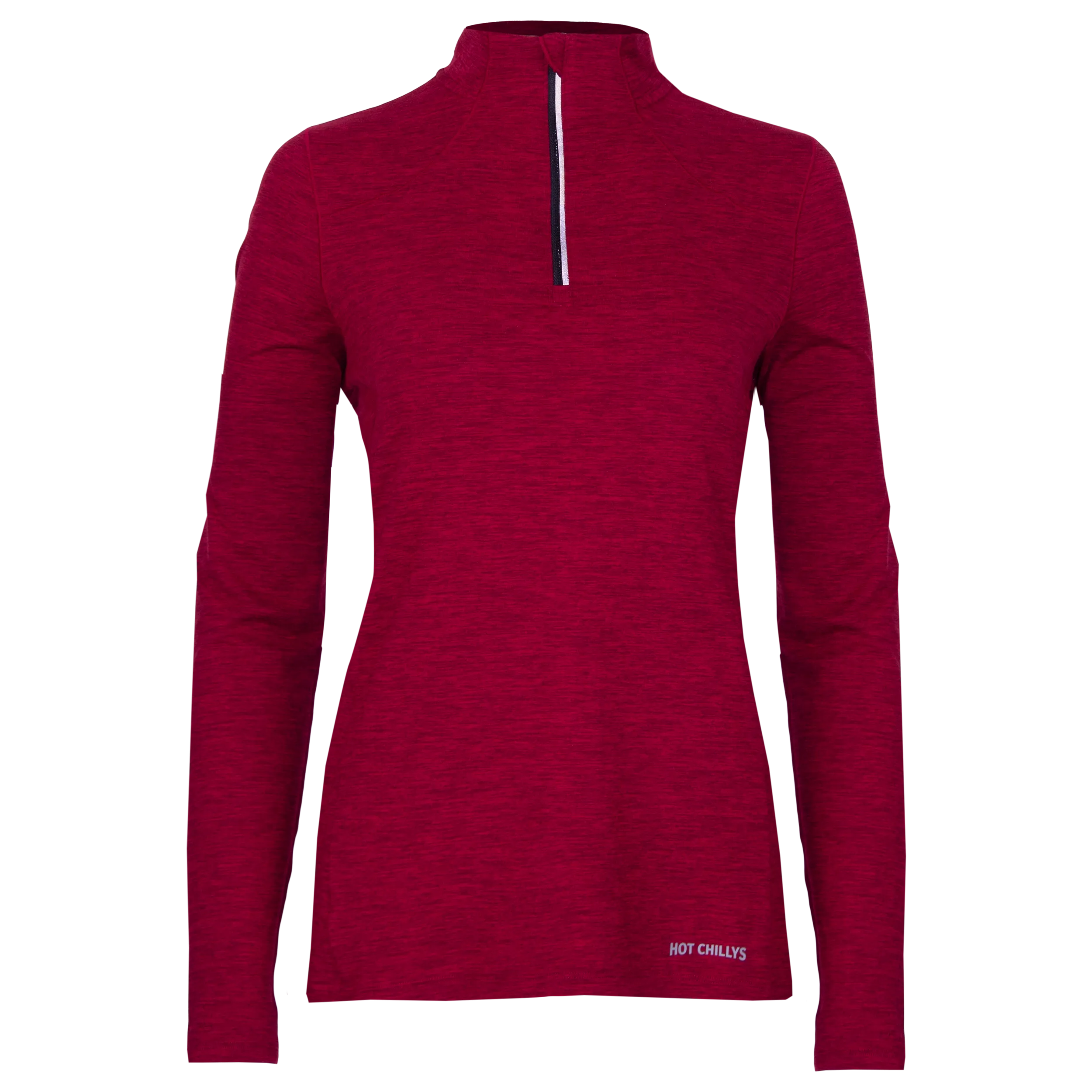 Women's Clima-Tek Zip-T - Burgundy Heather