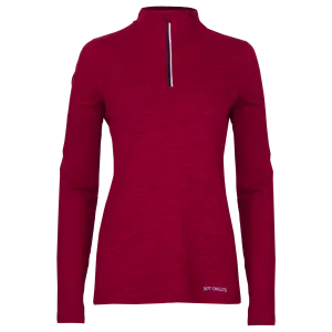 Women's Clima-Tek Zip-T - Burgundy Heather