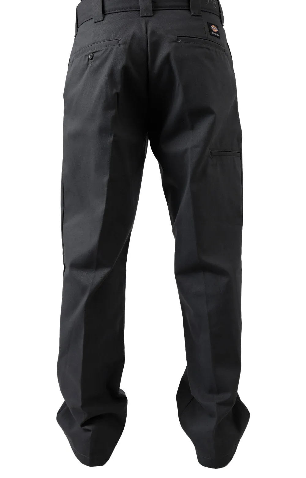 (WPJ01CH) Jamie Foy Loose Fit Straight Leg Pants - Charcoal